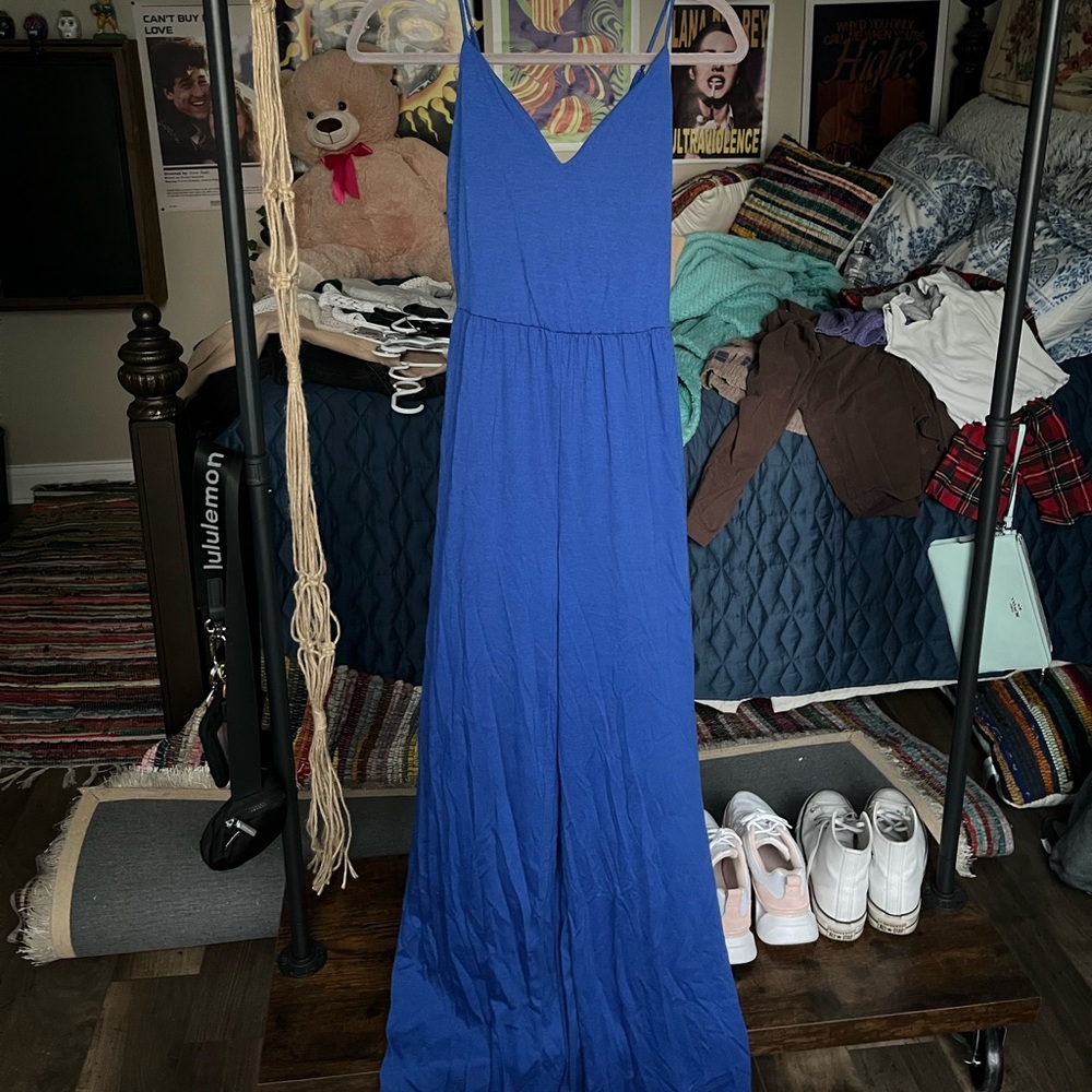 Blue Pink Lily jumpsuit!